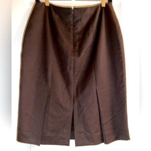 Chocolate Brown Ellen Tracy Pencil Skirt | Size 4